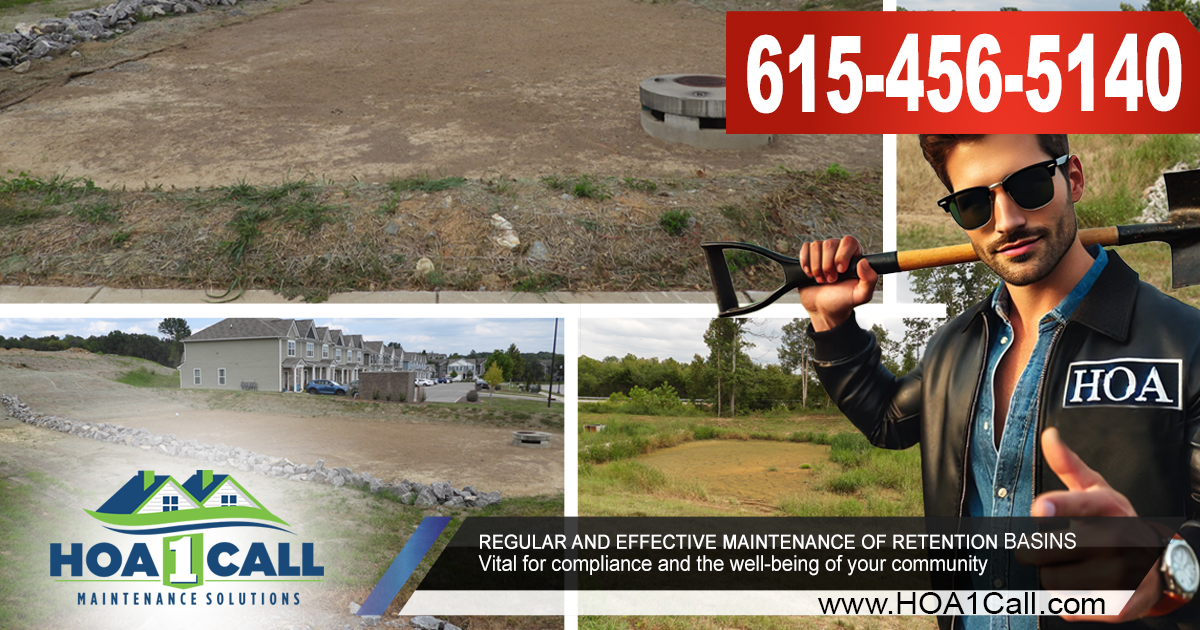 Understanding and Managing Retention Basins in Your Community | HOA 1 Call | HOA | Maintenance